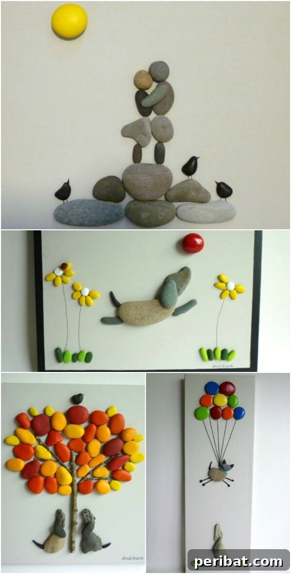 15. Pebble Art