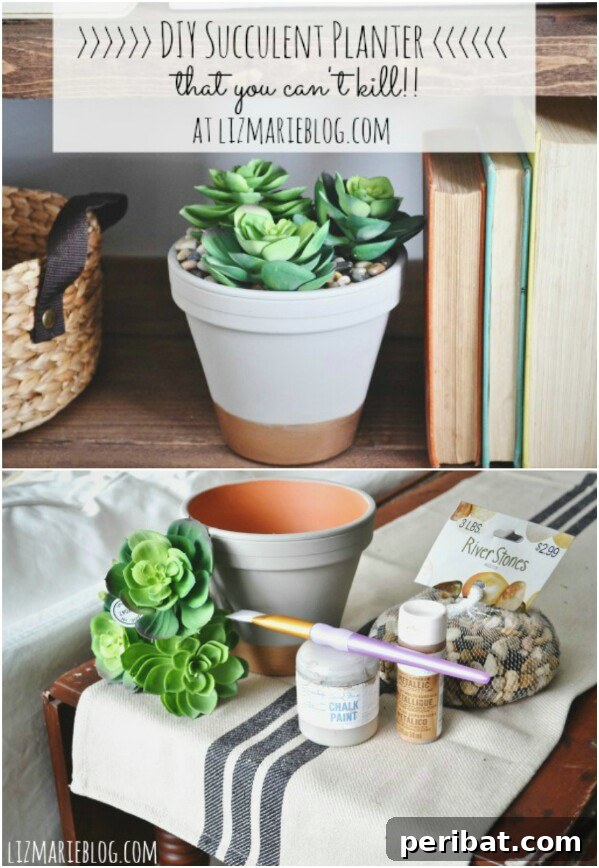22. DIY Succulent Planter