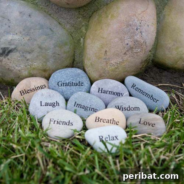 23. Etched Garden Stones