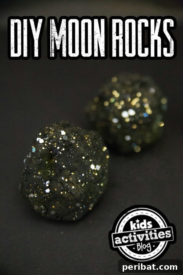 25. DIY Moon Rocks