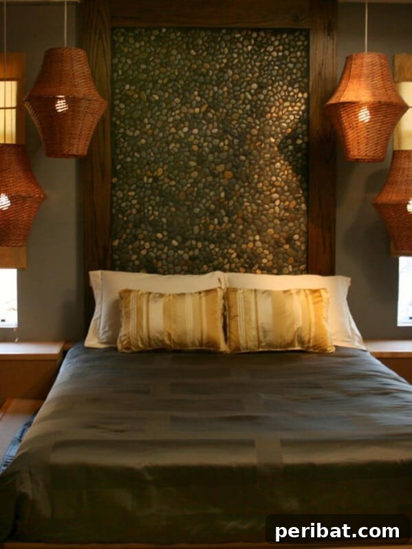 37. Stone Headboard