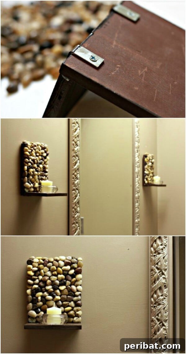 38. Stone Sconces
