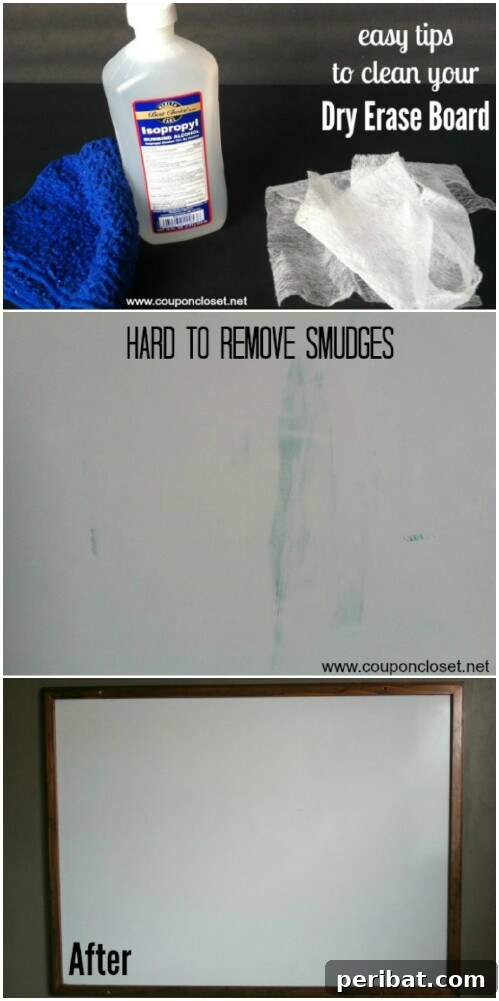 Çok Amaçlı Mucize: İzopropil Alkolün 56 Akıllara Zarar Kullanım Alanı 13 Wipe down your dry erase board.