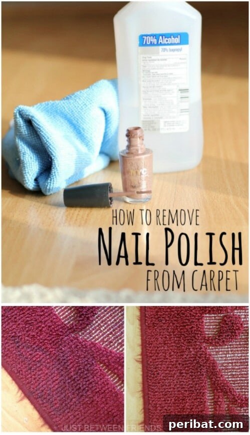 Çok Amaçlı Mucize: İzopropil Alkolün 56 Akıllara Zarar Kullanım Alanı 21 Clean nail polish off your carpet.