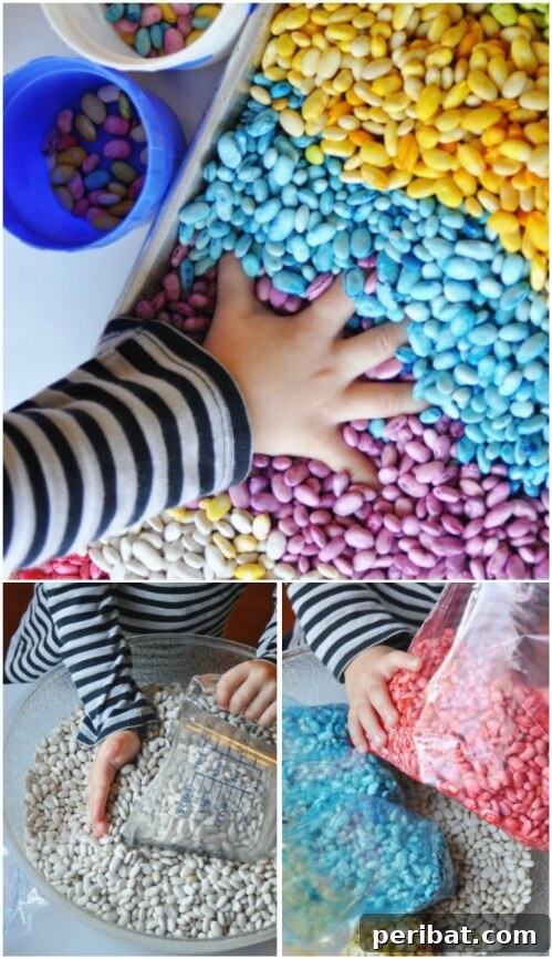 Çok Amaçlı Mucize: İzopropil Alkolün 56 Akıllara Zarar Kullanım Alanı 23 Make scented rainbow beans for sensory play.