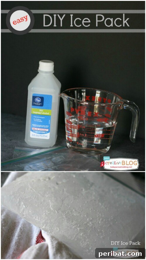 Çok Amaçlı Mucize: İzopropil Alkolün 56 Akıllara Zarar Kullanım Alanı 6 Make a DIY ice pack.
