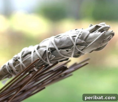 Add sage to an evening campfire to keep away bugs and mosquitoes naturally