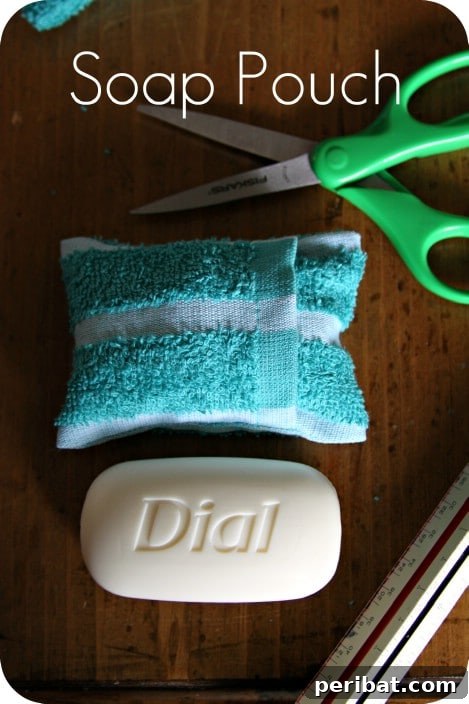 DIY: Soap Pouch - Keeps bar soap clean and dry in the wilderness