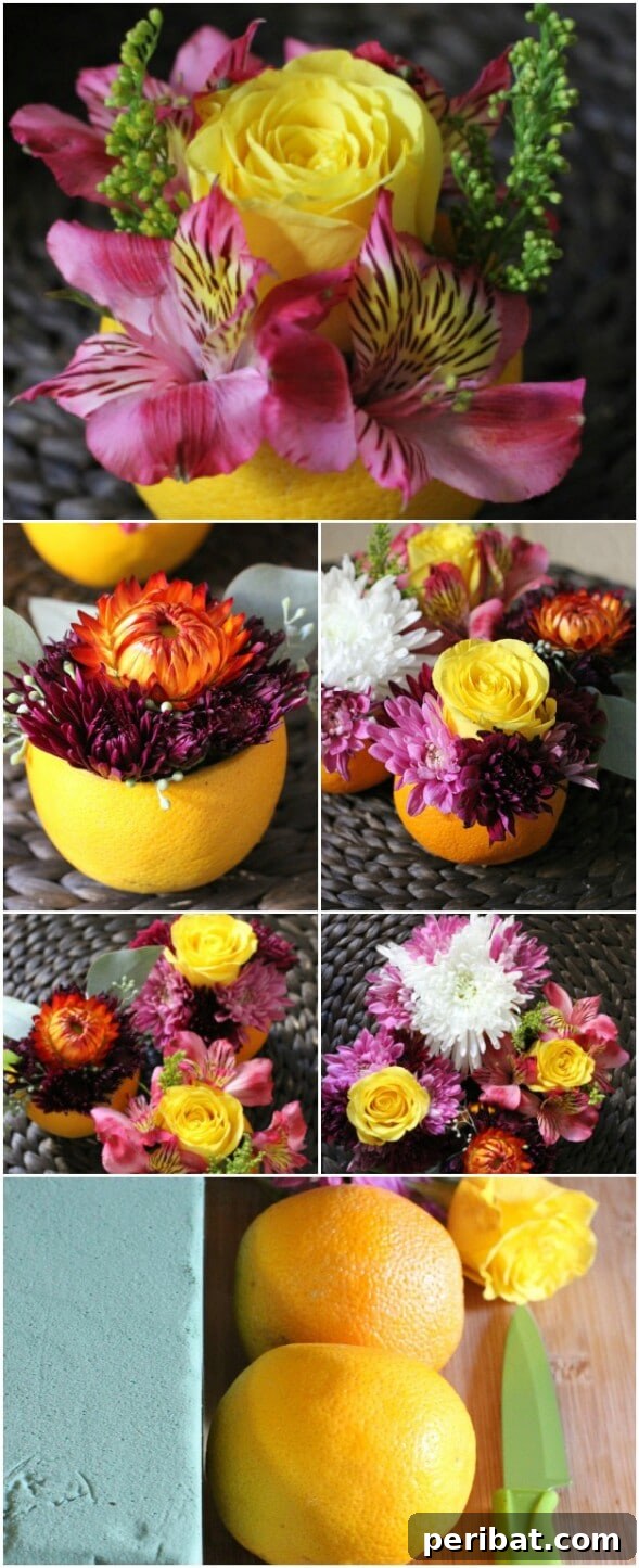 60 Cozy Fall DIY Projects to Transform Your Home for Autumn 15 Orange Vases