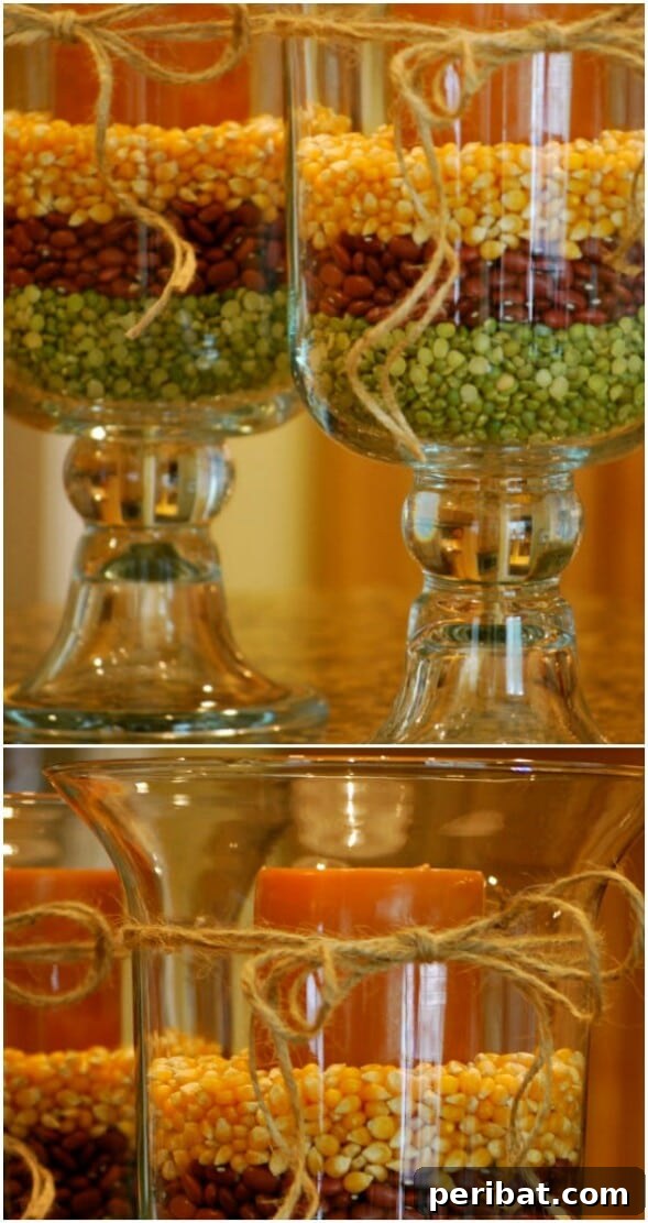 60 Cozy Fall DIY Projects to Transform Your Home for Autumn 49 Harvest Candlesticks