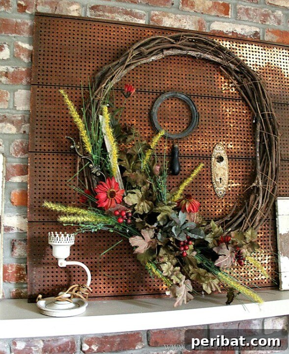 60 Cozy Fall DIY Projects to Transform Your Home for Autumn 57 Pegboard Display
