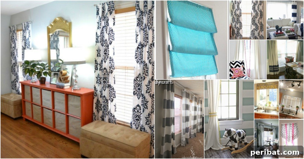 Inspiring DIY curtain projects for home decor