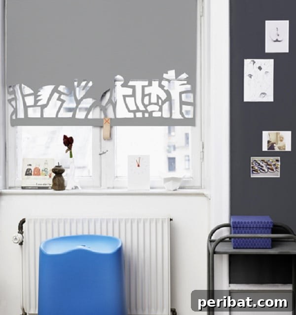 Custom Cut Out Roller Blind