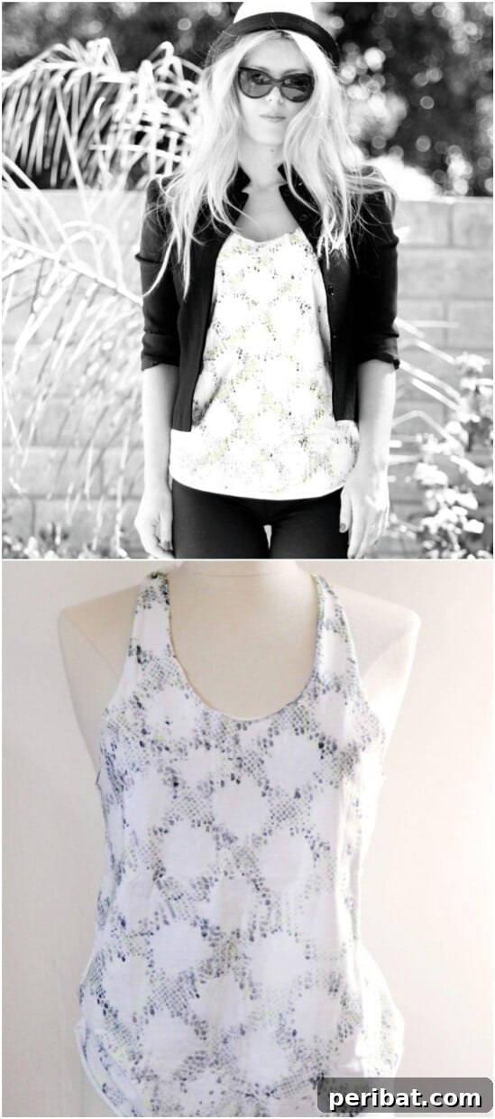 Snakeskin Tank Top