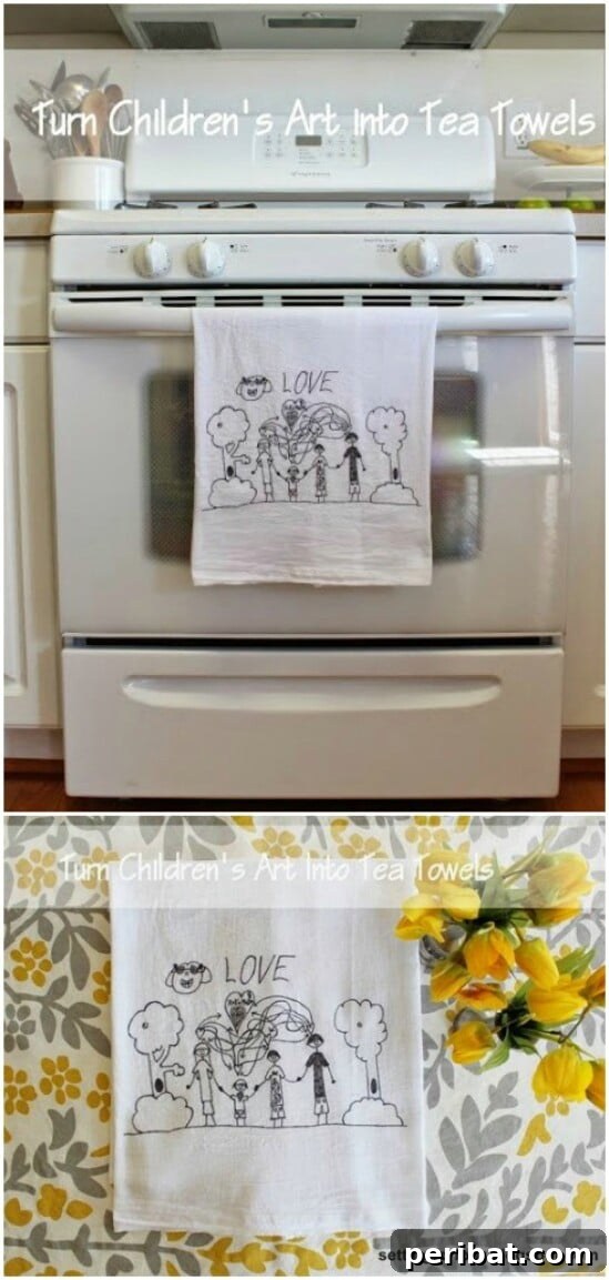 Kids Art Tea Towels