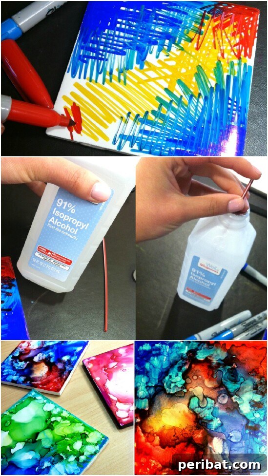 Sharpie Coasters
