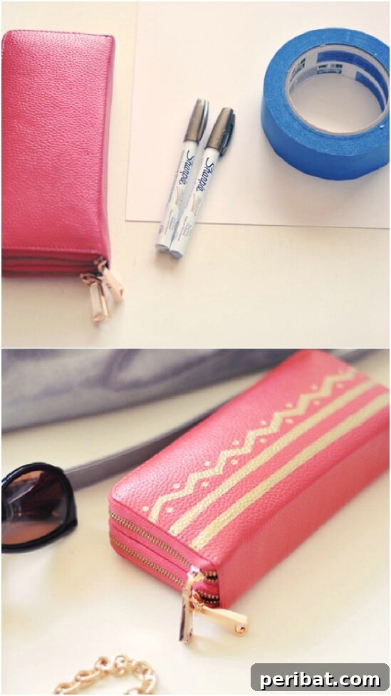 Sharpie Chevron Wallet