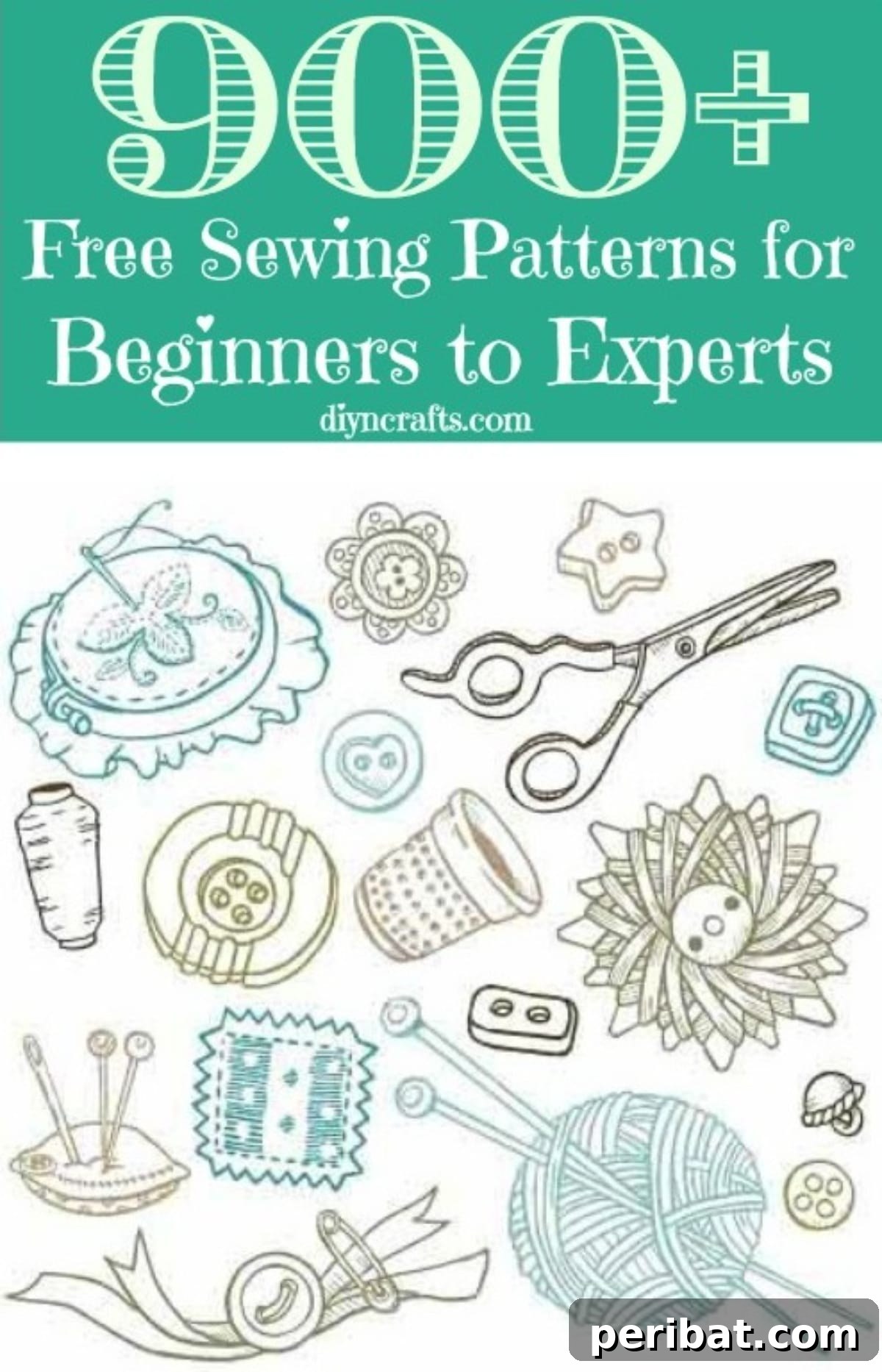 900+ Free Sewing Patterns for Beginners to Experts: Discover easy DIY projects, clothing tutorials, home decor ideas, and gifts for all skill levels. Explore baby clothes, dresses, costumes, and more in this ultimate guide.