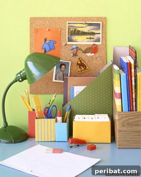 45 Clever Ways to Upcycle Cereal Boxes 18 Cereal Box File Organizer