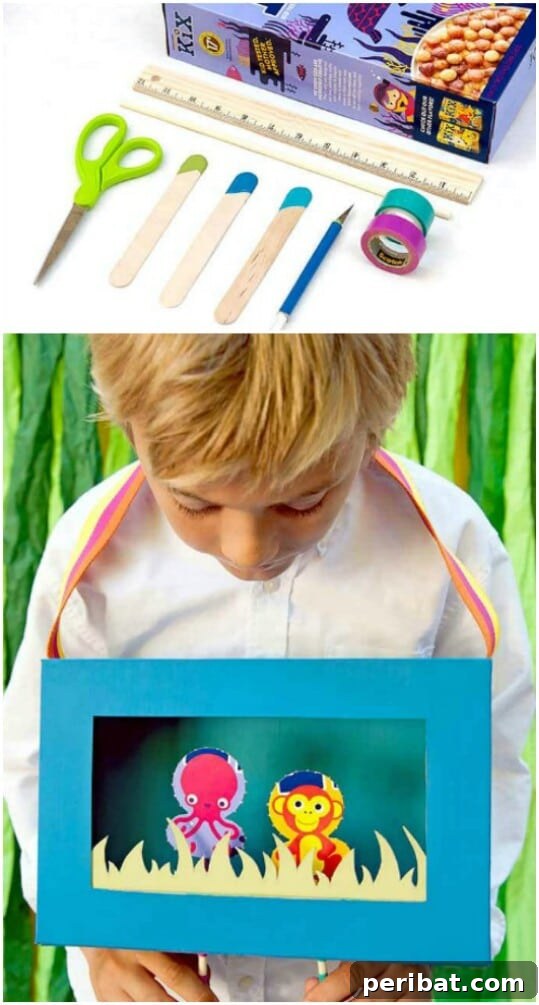 45 Clever Ways to Upcycle Cereal Boxes 23 Cereal Box Puppet Theater