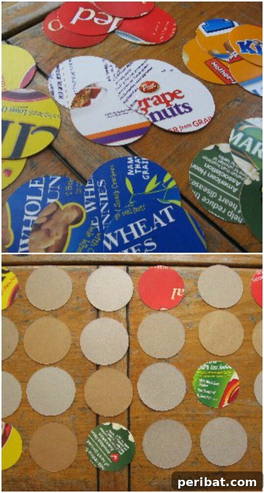 45 Clever Ways to Upcycle Cereal Boxes 28 Cereal Box Matching Game