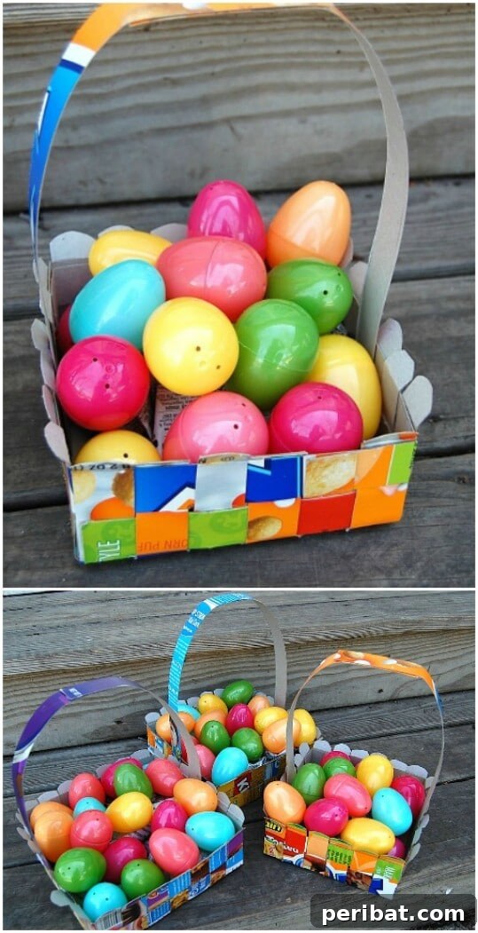 45 Clever Ways to Upcycle Cereal Boxes 34 Cereal Box Easter Baskets