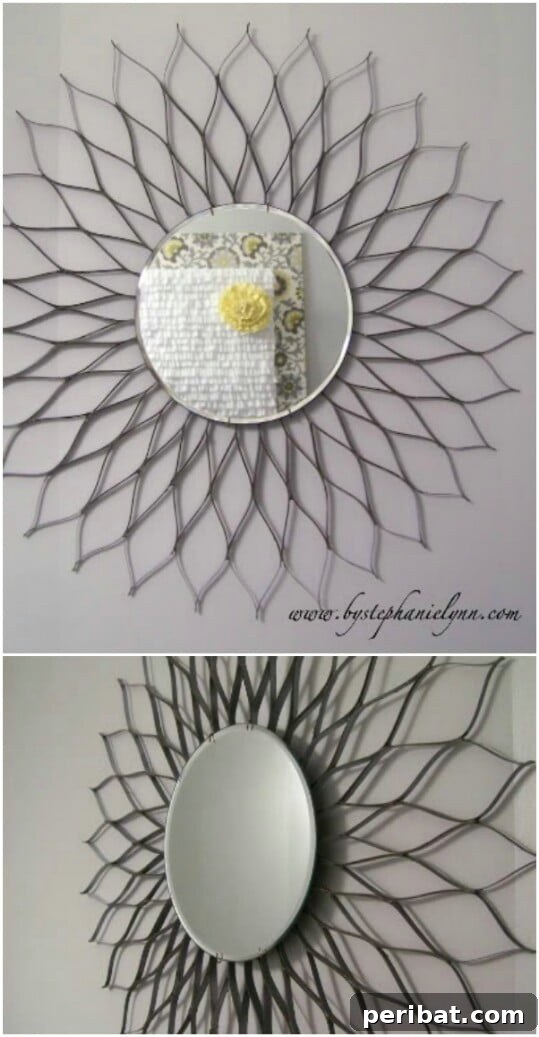 45 Clever Ways to Upcycle Cereal Boxes 36 Cereal Box Sunburst Mirror
