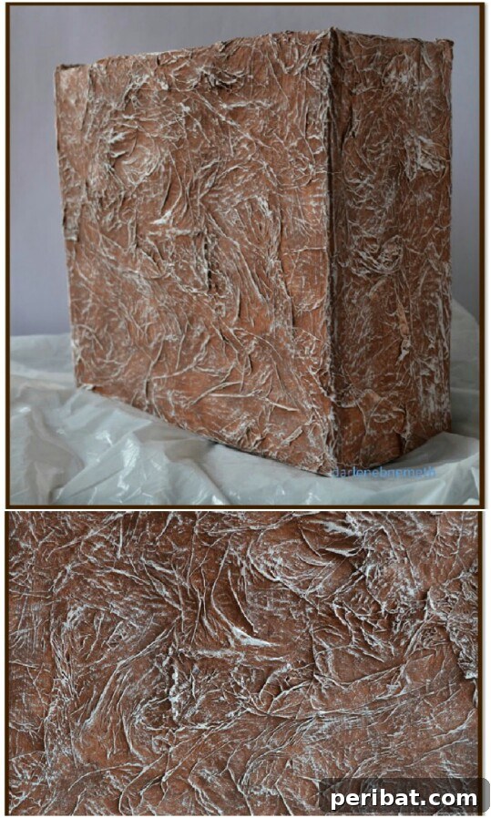 45 Clever Ways to Upcycle Cereal Boxes 40 Textured Cereal Box Plant Vase