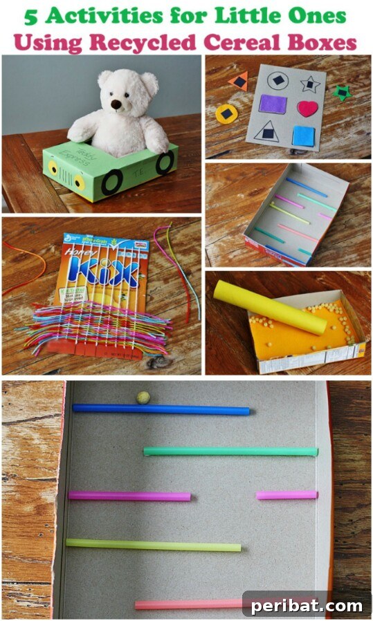 45 Clever Ways to Upcycle Cereal Boxes 45 Cereal Box Yarn Loom