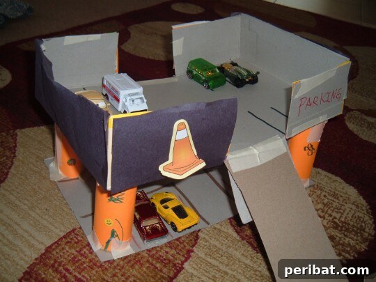 45 Clever Ways to Upcycle Cereal Boxes 46 Cereal Box Toy Car Parking Garage