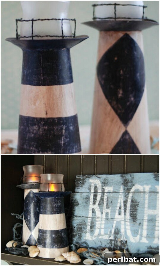 45 Clever Ways to Upcycle Cereal Boxes 47 Cereal Box Lighthouse Candle Holder