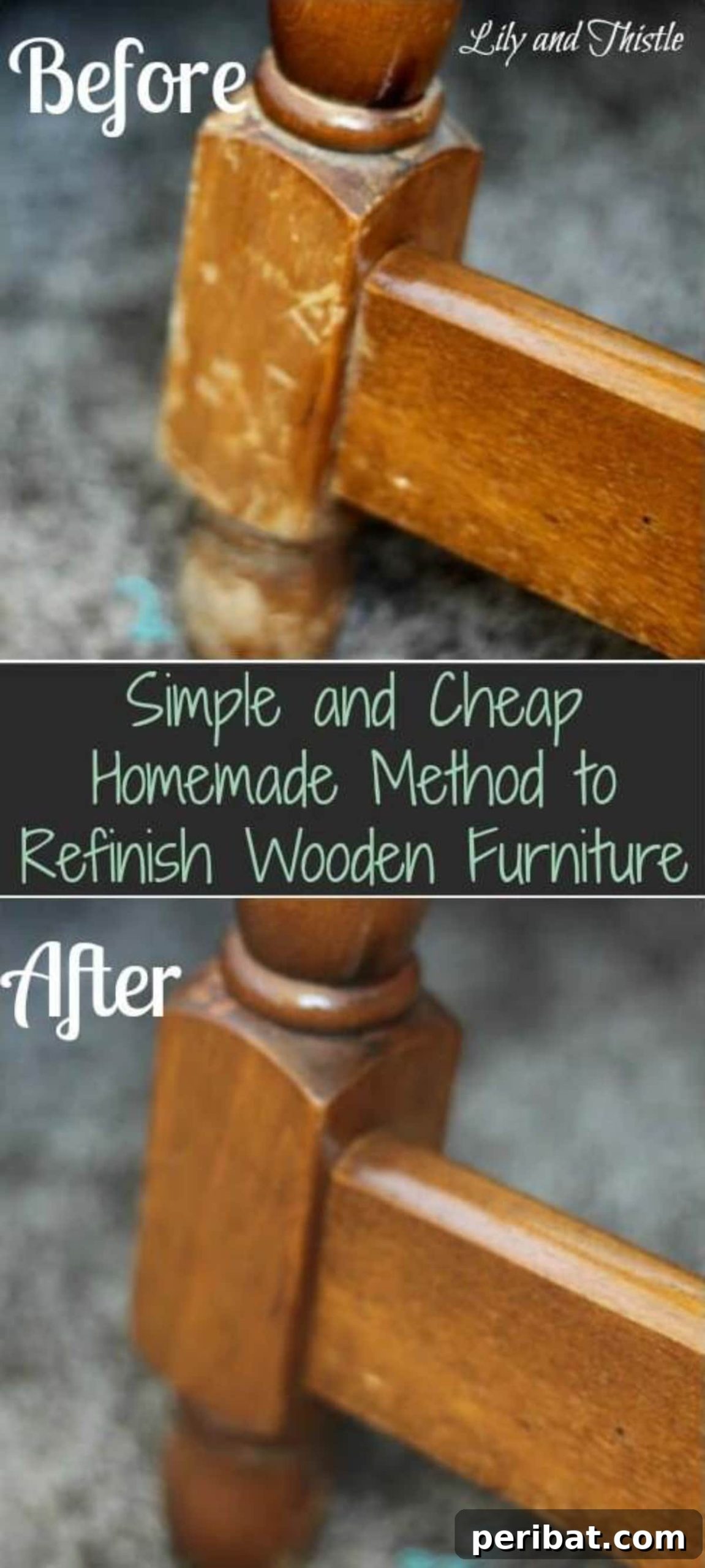 Simple and Cheap Homemade Method to Refinish Wooden Furniture: A DIY Guide for Restoring Wooden Furniture
