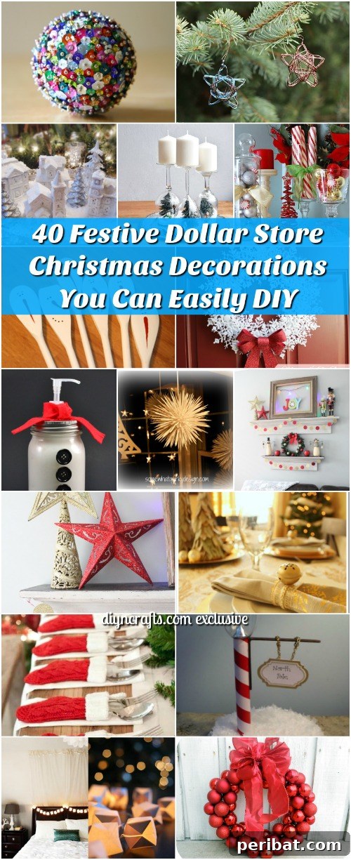 40 Festive Dollar Store Christmas Decorations You Can Easily DIY