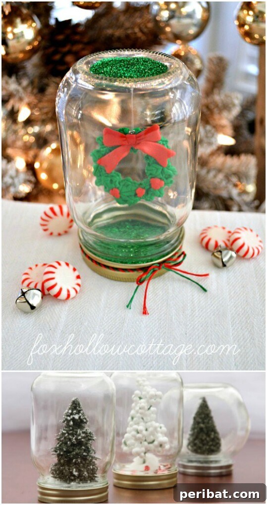 Dollar store snow globe