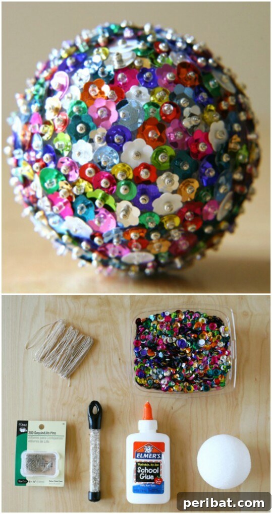 Sequin Sparkles Ornaments