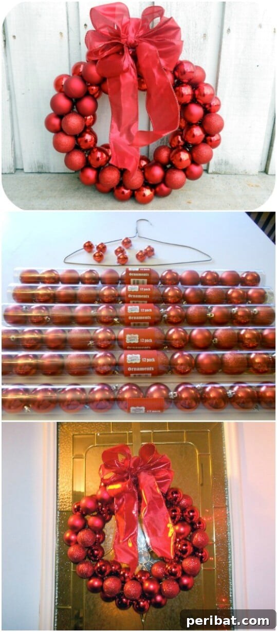 Dollar Store Bulb Wreath