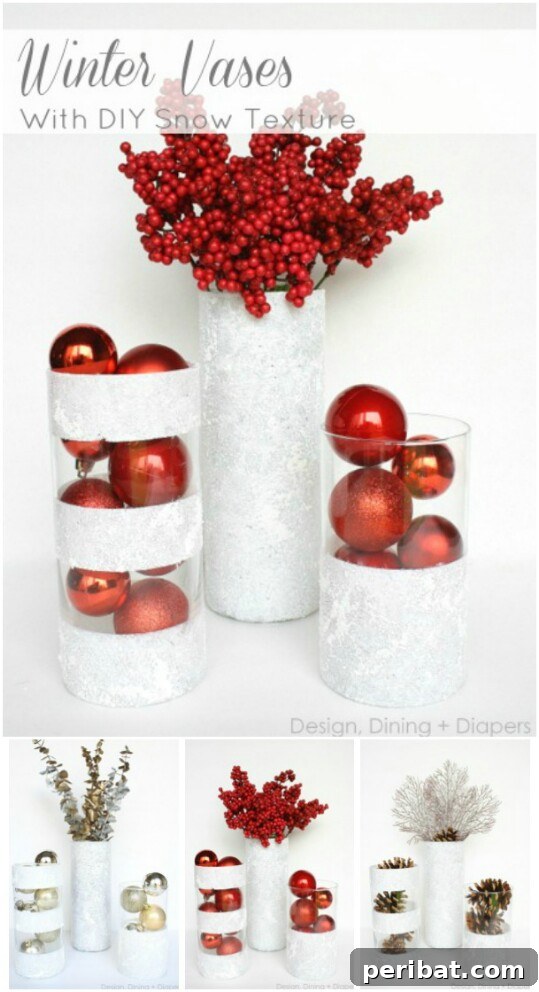 Winter Vases