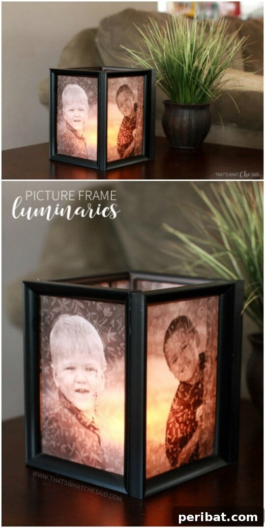 Picture Frame Luminaries