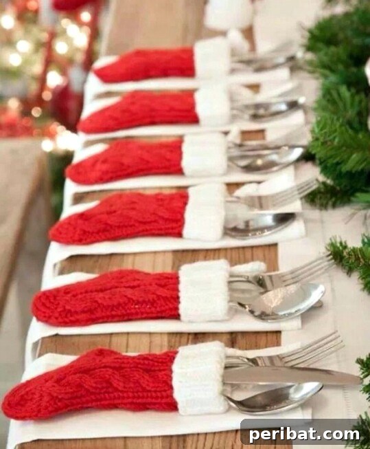 Mini Stocking Table Décor