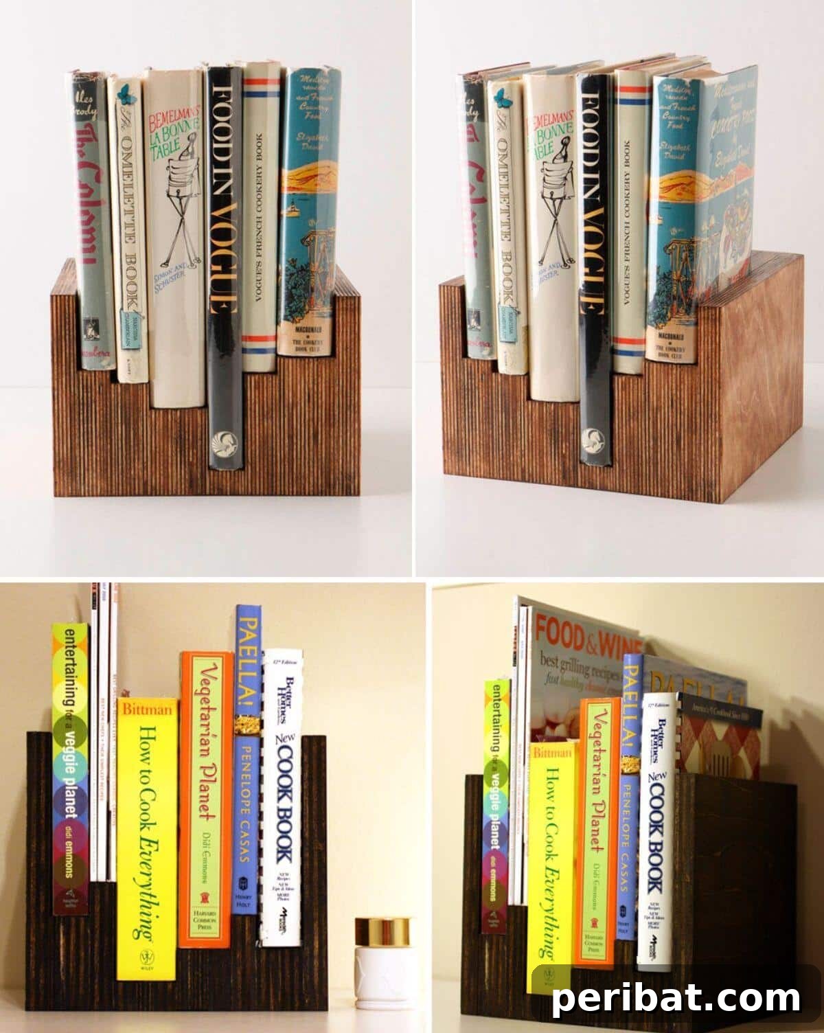 32 Clever Anthropologie Style DIY Projects 11 DIY Anthro knockoff bookcase with a unique, artistic finish.