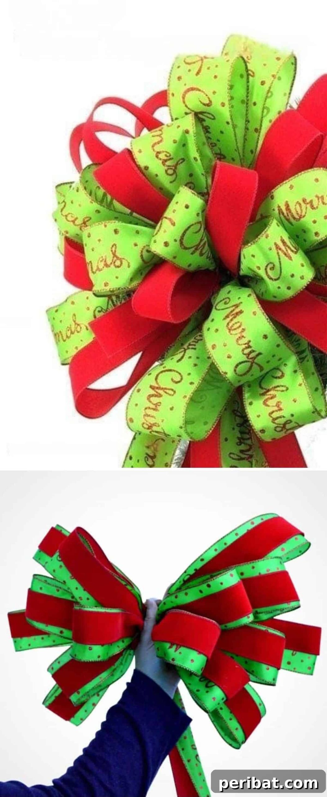 Crown Your Christmas Tree with 15 Festive DIY Topper Designs 4 DIY Christmas Wrapping Inspired Bow Tree Topper