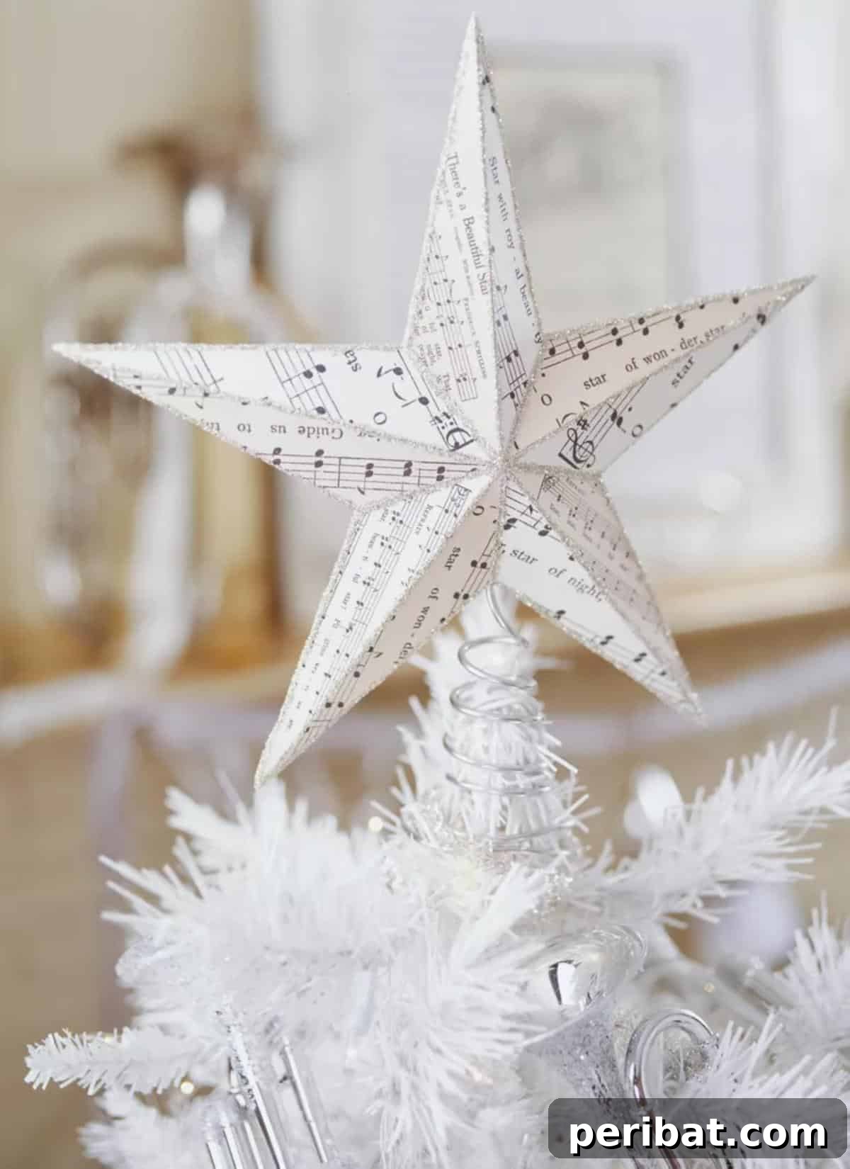 Crown Your Christmas Tree with 15 Festive DIY Topper Designs - Peribat