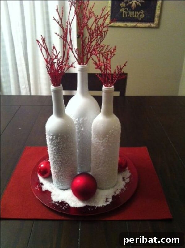 White Snowflake Bottles