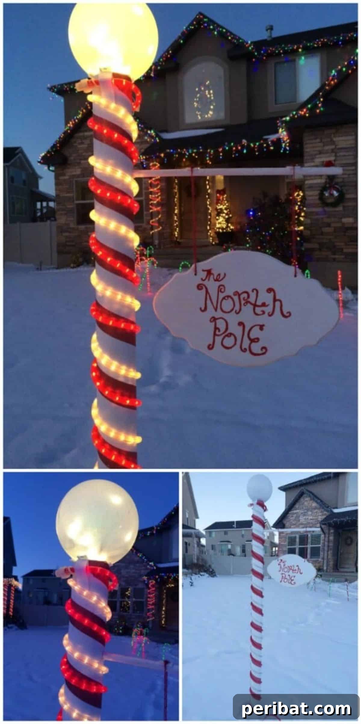 DIY North Pole Sign