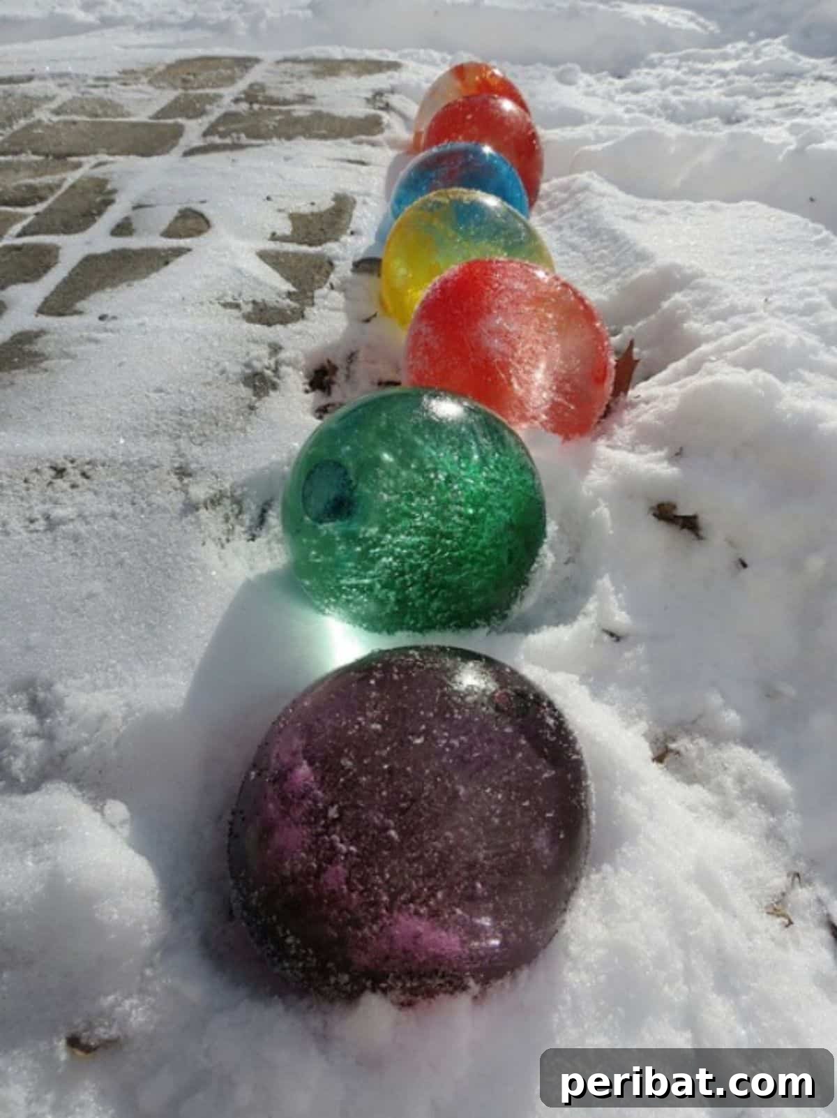 Giant Frozen Christmas Ornaments