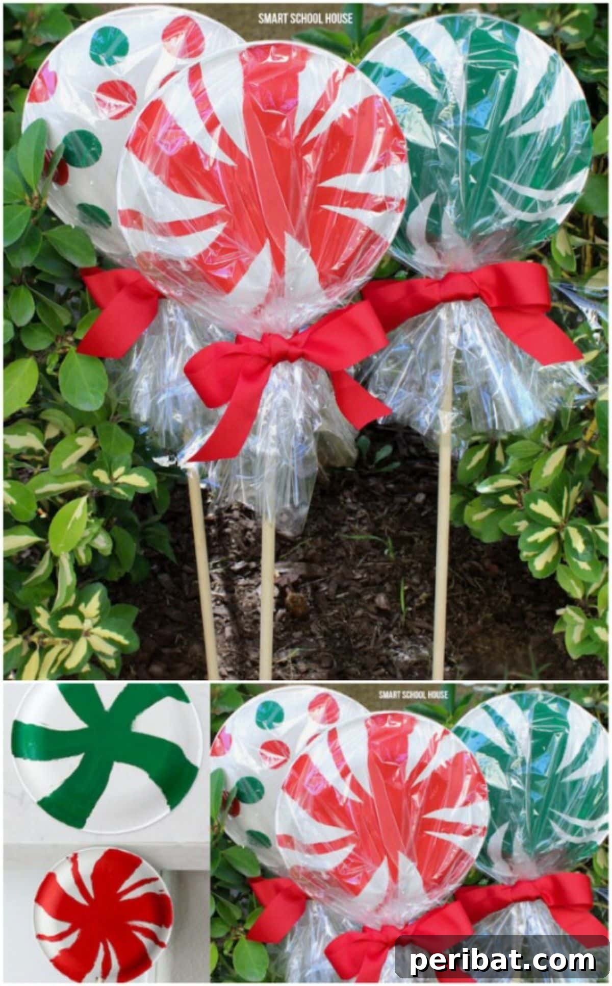 Giant Paper Plate Lollipops