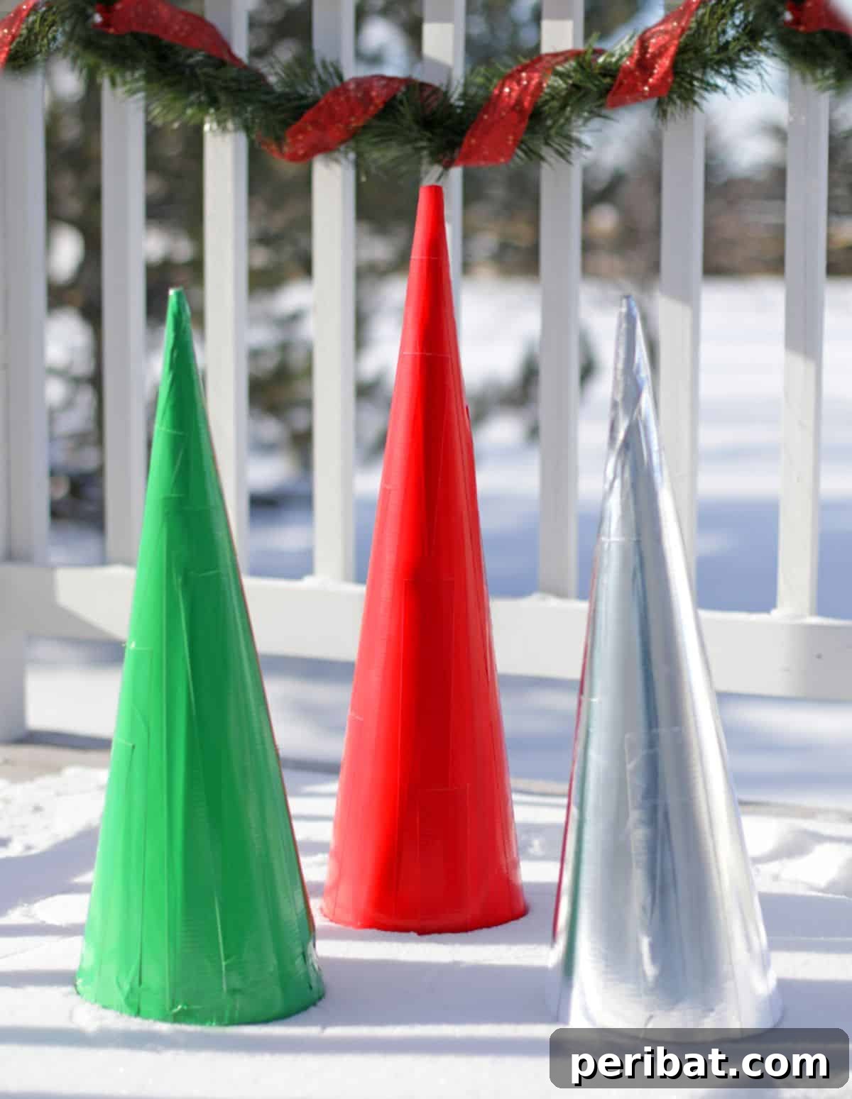 Giant Outdoor Christmas Cone Trees