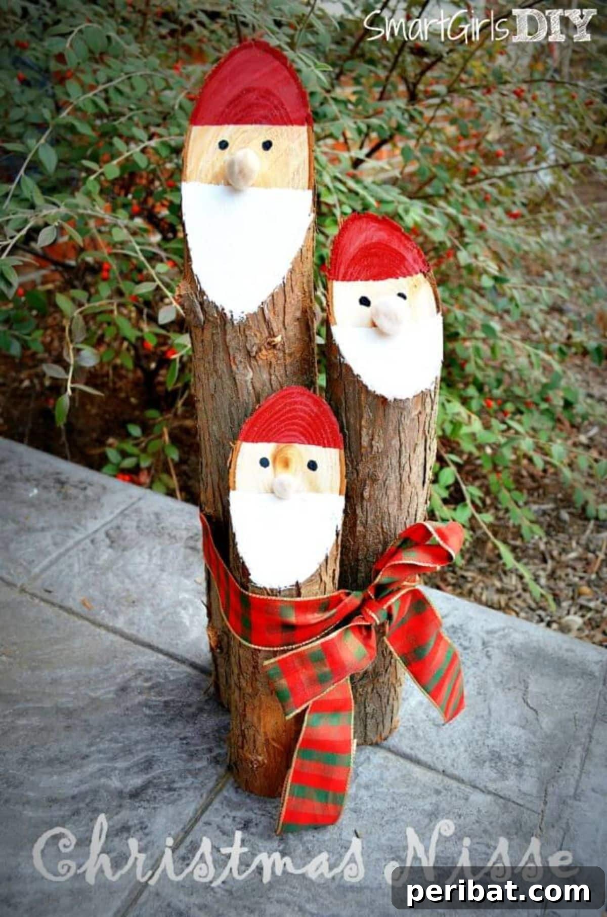 DIY Santa Logs