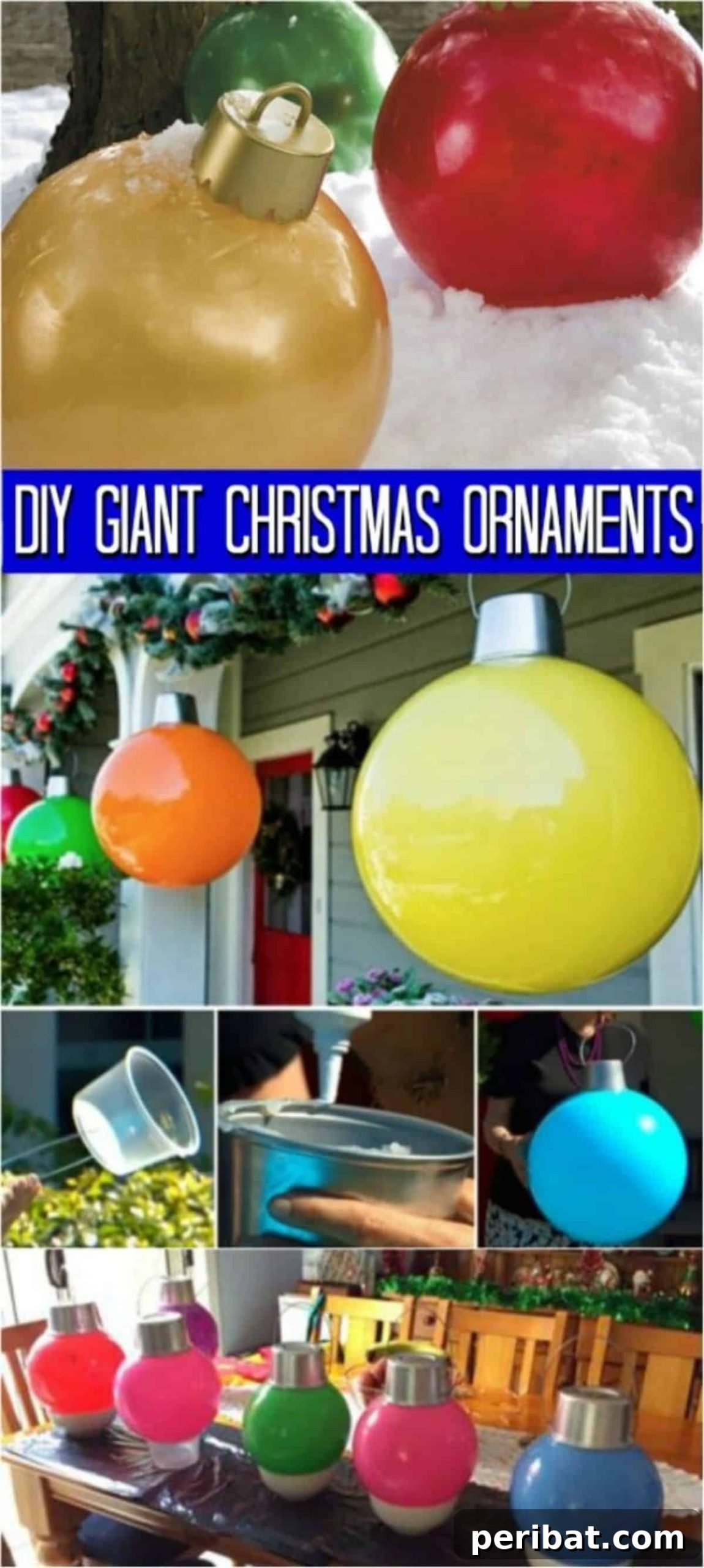 Giant Christmas Ornaments