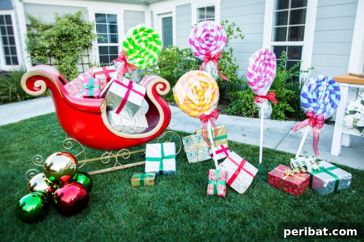 Pool Noodle Yard Lollipops
